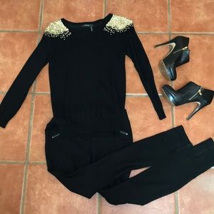 Theme sequined sweater